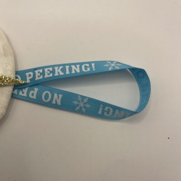 2 Pig Ornaments - Sand dollar  No Peeking & 2 Pigs In A Basket With Chain - Picture 5 of 6